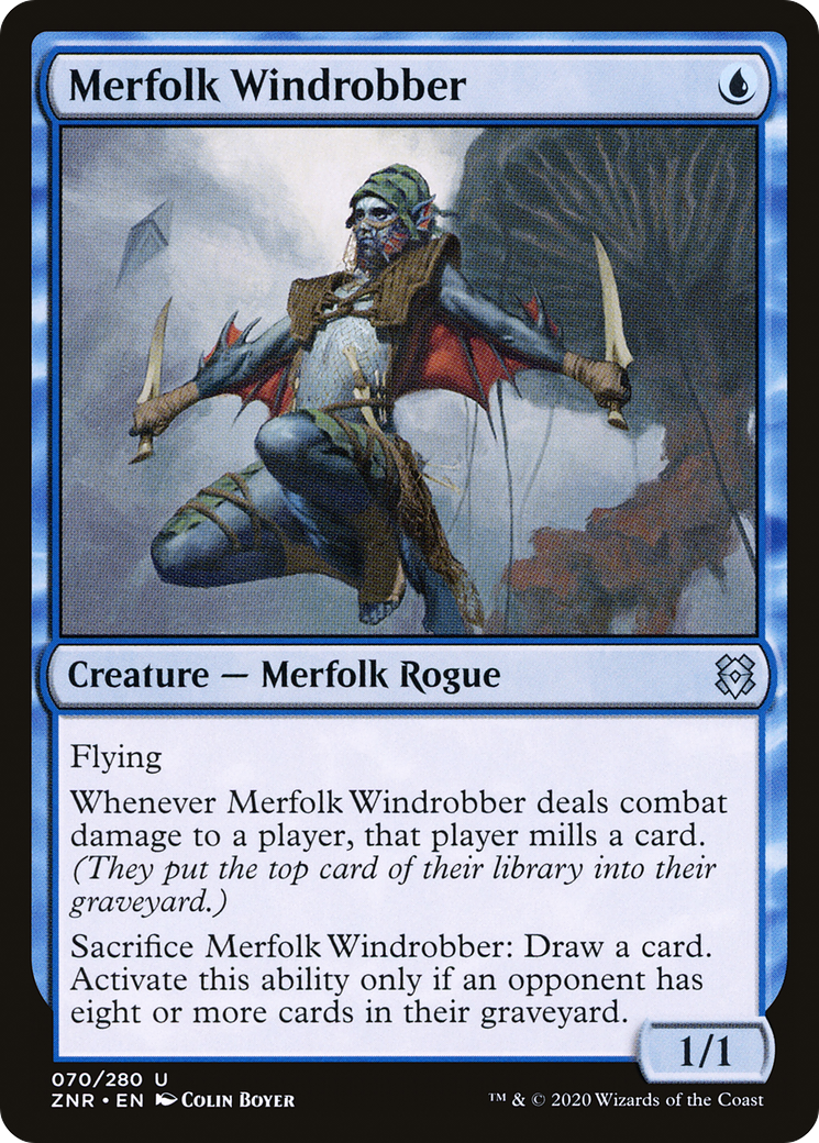 Merfolk Windrobber (70) [Zendikar Rising] - Deck Out Gaming