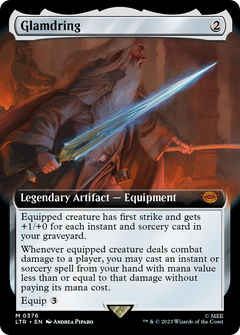 Glamdring (Extended Art) (376) [The Lord of the Rings: Tales of Middle-earth] foil - Deck Out Gaming