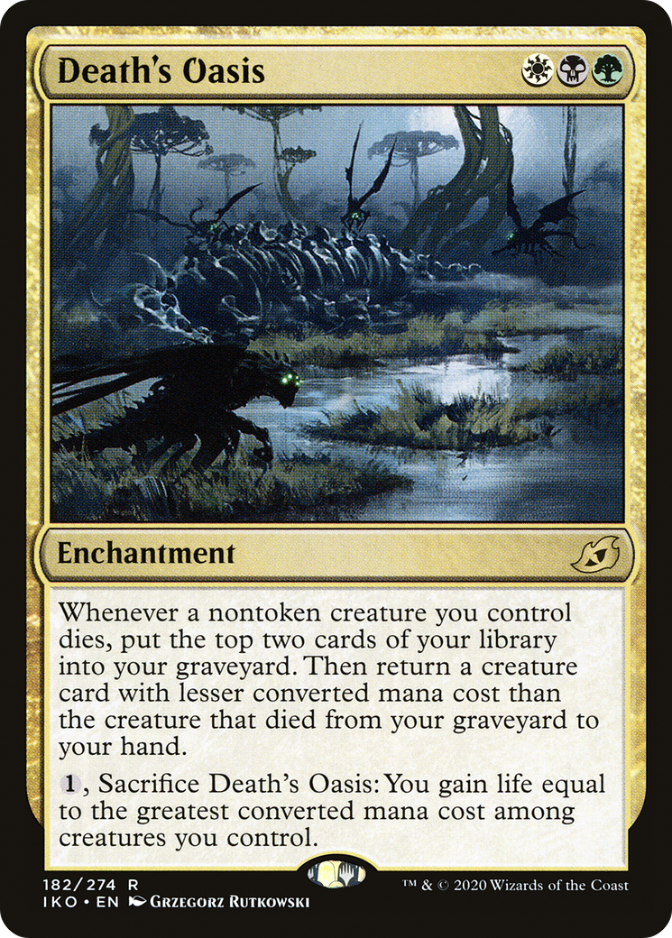 Death's Oasis (182) [Ikoria: Lair of Behemoths] foil - Deck Out Gaming