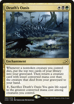 Death's Oasis (182) [Ikoria: Lair of Behemoths] foil - Deck Out Gaming
