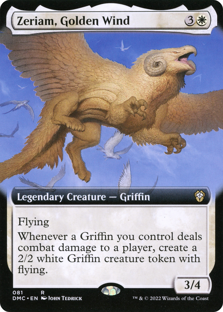 Zeriam, Golden Wind (Extended Art) (81) [Commander: Dominaria United] - Deck Out Gaming