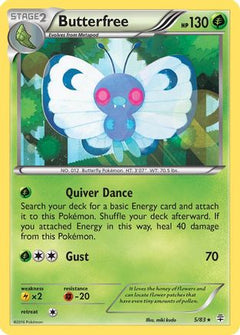 Butterfree (5) [Generations] Reverse Holofoil - Deck Out Gaming