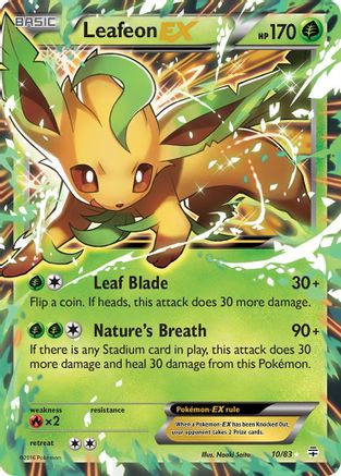 Leafeon EX (10) [Generations] Holofoil - Deck Out Gaming