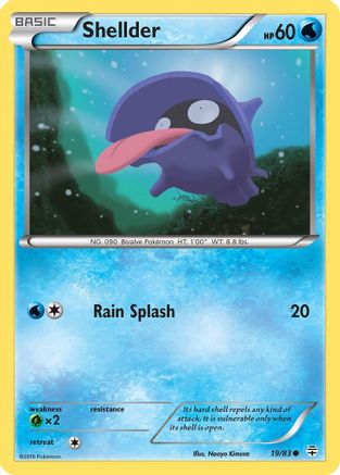 Shellder (19) [Generations] Reverse Holofoil - Deck Out Gaming