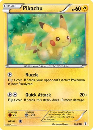 Pikachu (26) [Generations] Reverse Holofoil - Deck Out Gaming