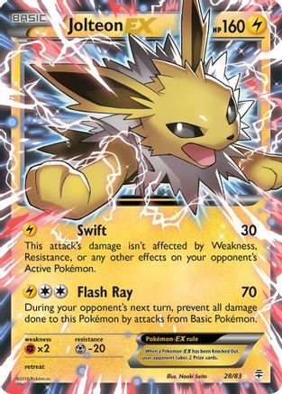 Jolteon EX (28) [Generations] Holofoil - Deck Out Gaming