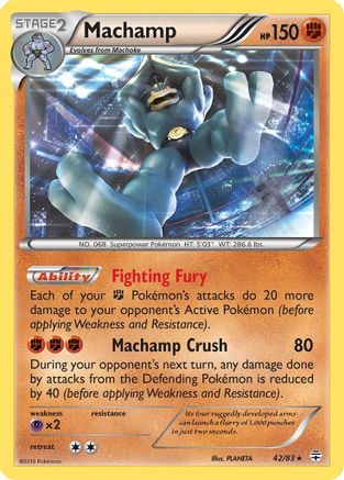 Machamp (42) [Generations] Reverse Holofoil - Deck Out Gaming