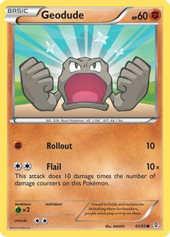 Geodude (43) [Generations] Reverse Holofoil - Deck Out Gaming