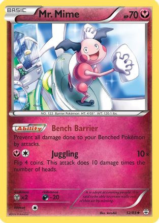 Mr. Mime (52) [Generations] Reverse Holofoil - Deck Out Gaming