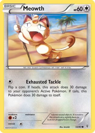 Meowth (53) [Generations] Reverse Holofoil - Deck Out Gaming