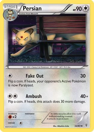 Persian (54) [Generations] Reverse Holofoil - Deck Out Gaming