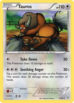 Tauros (57) [Generations] Reverse Holofoil - Deck Out Gaming