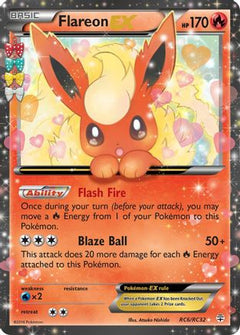 Flareon EX (RC6) [Generations: Radiant Collection] Holofoil - Deck Out Gaming