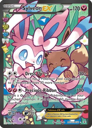 Sylveon EX (Full Art) (RC32) [Generations: Radiant Collection] Holofoil - Deck Out Gaming