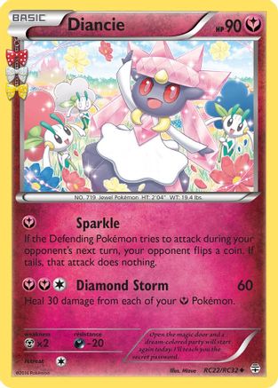 Diancie (RC22) [Generations: Radiant Collection] Holofoil - Deck Out Gaming