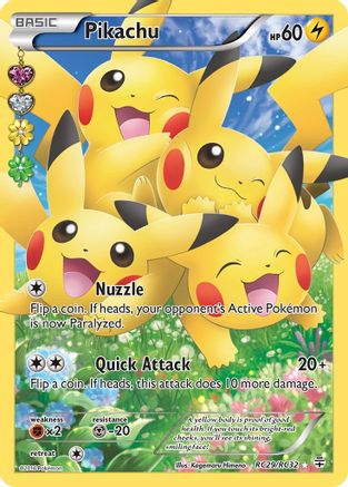 Pikachu (Full Art) (RC29) [Generations: Radiant Collection] Holofoil - Deck Out Gaming
