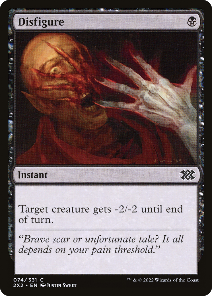 Disfigure (74) [Double Masters 2022] - Deck Out Gaming