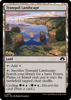 Tranquil Landscape (231) [Modern Horizons 3] foil - Deck Out Gaming