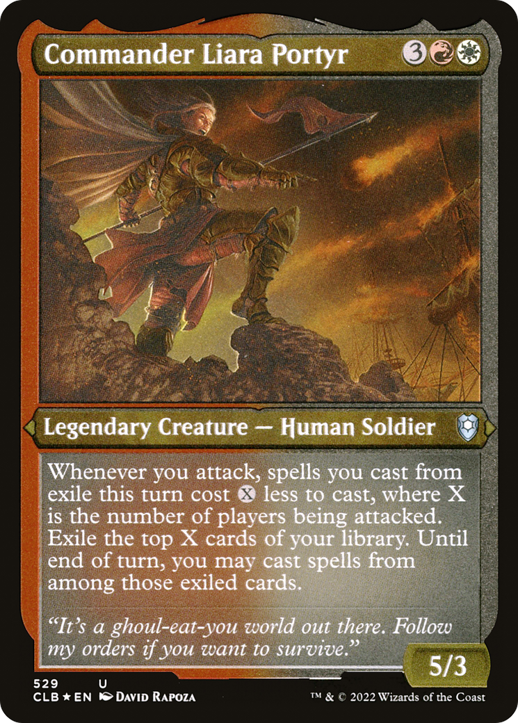 Commander Liara Portyr (529) [Commander Legends: Battle for Baldur's Gate] etched - Deck Out Gaming