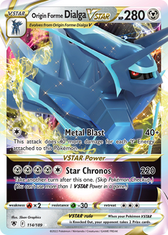Origin Forme Dialga VSTAR (114) [SWSH10: Astral Radiance] Holofoil - Deck Out Gaming