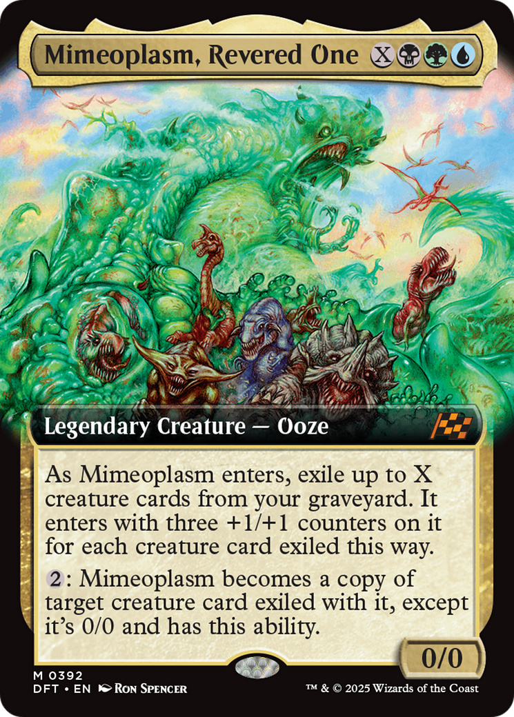 Mimeoplasm, Revered One (Extended Art) (392) [Aetherdrift] foil - Deck Out Gaming