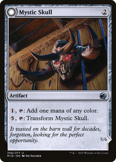 Mystic Skull // Mystic Monstrosity (256) [Innistrad: Midnight Hunt] foil - Deck Out Gaming