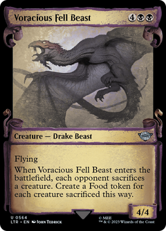 Voracious Fell Beast (Showcase Scrolls) (564) [The Lord of the Rings: Tales of Middle-earth] - Deck Out Gaming