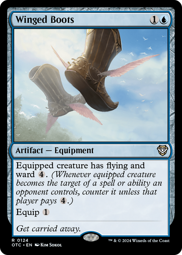 Winged Boots (124) [Outlaws of Thunder Junction Commander] - Deck Out Gaming