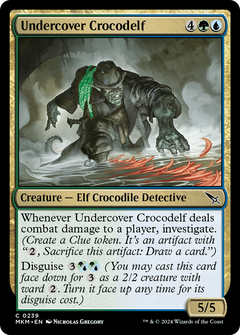 Undercover Crocodelf (b) (239) [Murders at Karlov Manor] foil - Deck Out Gaming