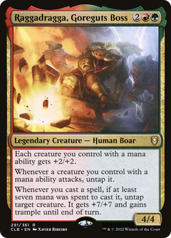 Raggadragga, Goreguts Boss (291) [Commander Legends: Battle for Baldur's Gate] foil - Deck Out Gaming
