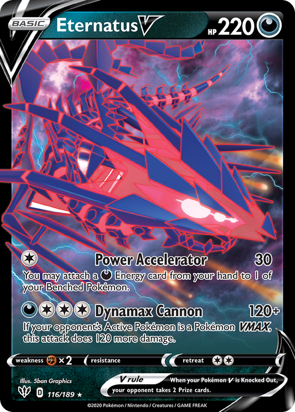 Eternatus V (116) [SWSH03: Darkness Ablaze] Holofoil - Deck Out Gaming