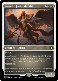 Angelic Field Marshal (Foil Etched) (456) [Commander Masters] foil - Deck Out Gaming