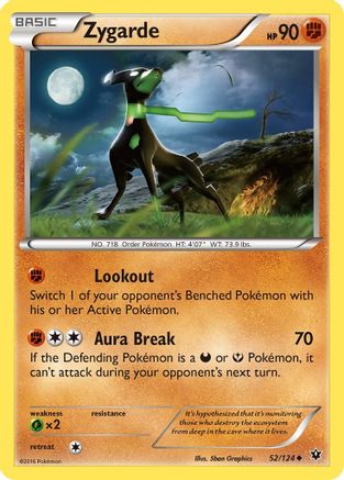 Zygarde (52) (52) [XY - Fates Collide] Reverse Holofoil - Deck Out Gaming
