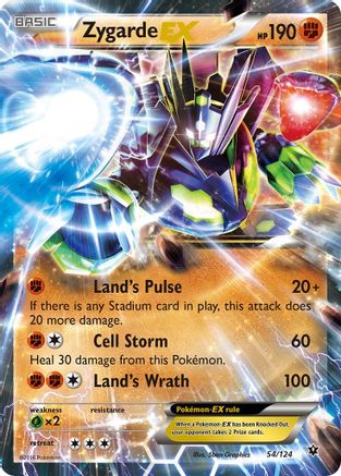 Zygarde EX (54) [XY - Fates Collide] Holofoil - Deck Out Gaming