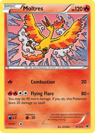 Moltres (9) [XY - Fates Collide] Reverse Holofoil - Deck Out Gaming