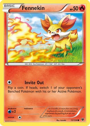 Fennekin (11) (11) [XY - Fates Collide] Reverse Holofoil - Deck Out Gaming
