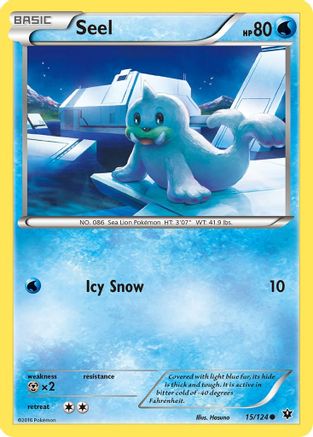 Seel (15) [XY - Fates Collide] Reverse Holofoil - Deck Out Gaming
