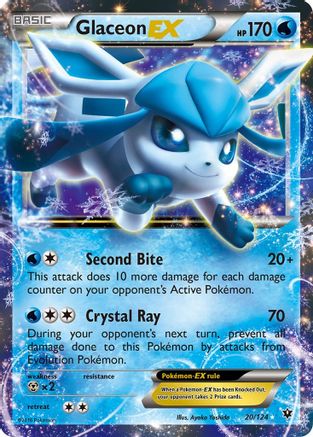 Glaceon EX (20) [XY - Fates Collide] Holofoil - Deck Out Gaming