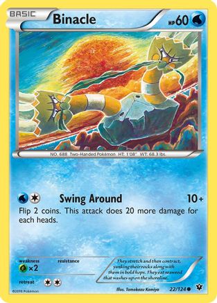 Binacle (22) [XY - Fates Collide] Reverse Holofoil - Deck Out Gaming