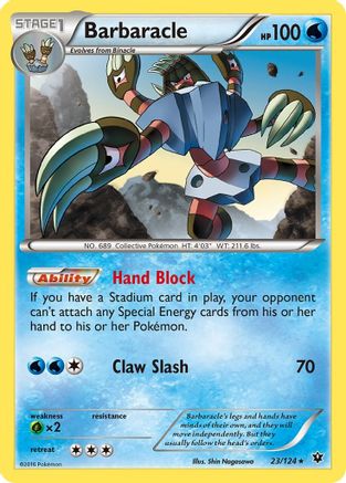 Barbaracle (23) [XY - Fates Collide] Reverse Holofoil - Deck Out Gaming