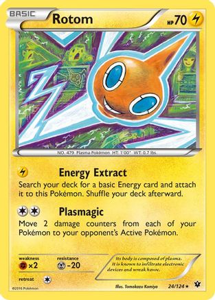 Rotom (24) [XY - Fates Collide] Reverse Holofoil - Deck Out Gaming