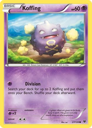 Koffing (27) [XY - Fates Collide] Reverse Holofoil - Deck Out Gaming