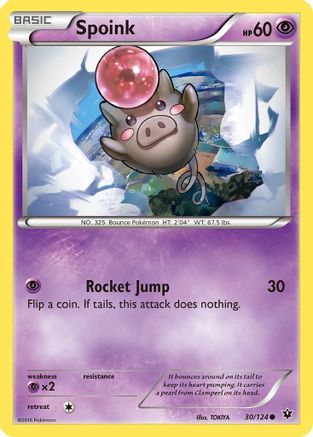 Spoink (30) [XY - Fates Collide] Reverse Holofoil - Deck Out Gaming