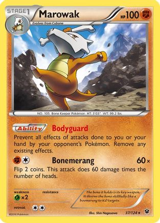 Marowak (37) [XY - Fates Collide] Reverse Holofoil - Deck Out Gaming