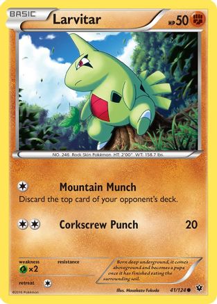 Larvitar (41) (41) [XY - Fates Collide] - Deck Out Gaming