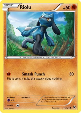 Riolu (46) (46) [XY - Fates Collide] Reverse Holofoil - Deck Out Gaming