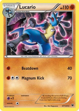 Lucario (47) (47) [XY - Fates Collide] Reverse Holofoil - Deck Out Gaming