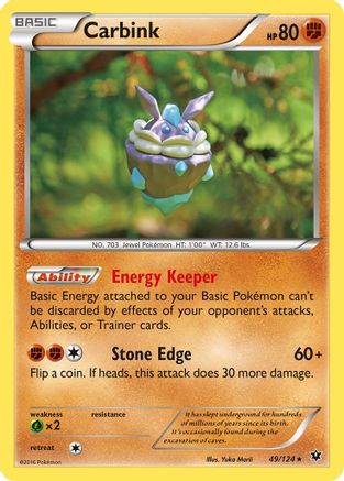 Carbink (49) (49) [XY - Fates Collide] Reverse Holofoil - Deck Out Gaming