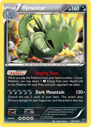 Tyranitar (56) [XY - Fates Collide] Holofoil - Deck Out Gaming