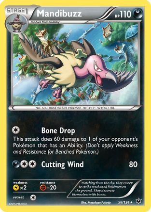 Mandibuzz (58) [XY - Fates Collide] - Deck Out Gaming
